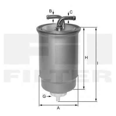 FIL FILTER zp053f -  Топливный фильтр